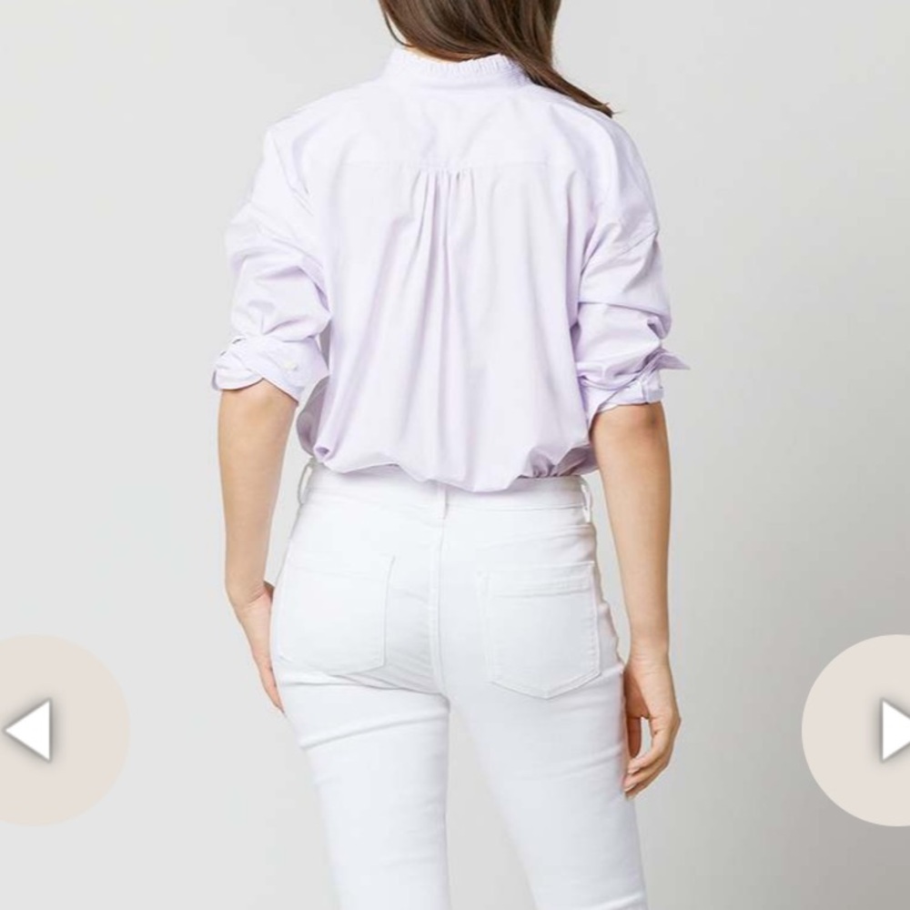 Ann Mashburn Gracen Top Lilac - EUC - Picture 2 of 6